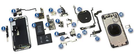 iphone x parts diagram